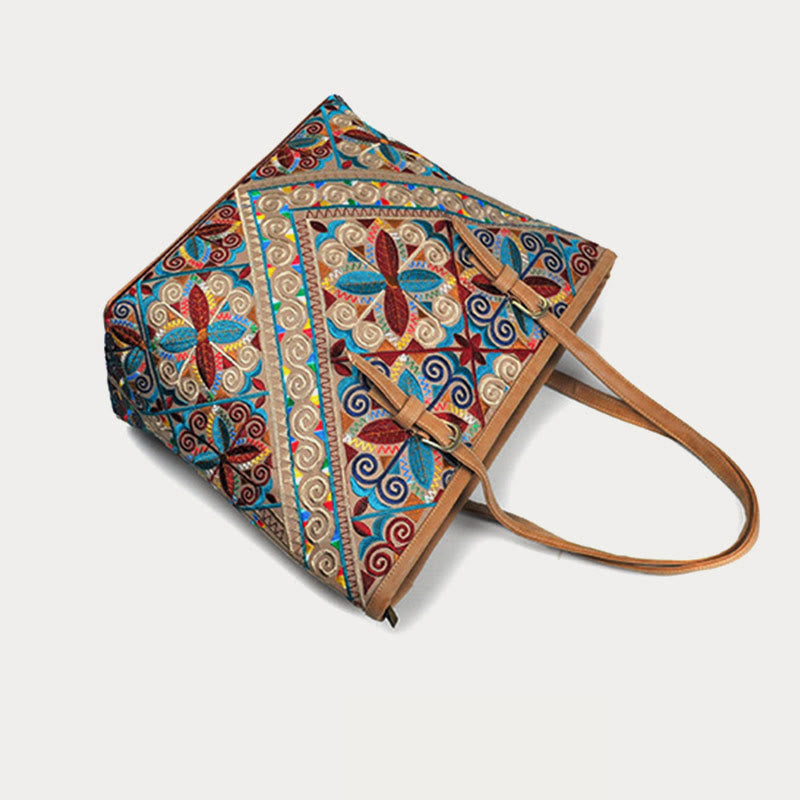 Tote Bag For Women Large Ethnic Style Pattern Printing Bag