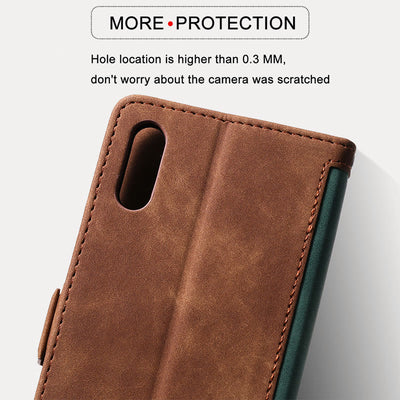 Vintage Color Stitching Phone Case For Samsung Protective Cover