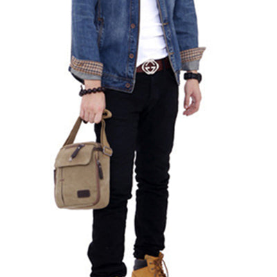 Multifunctional Waterproof Canvas Crossbody Bag