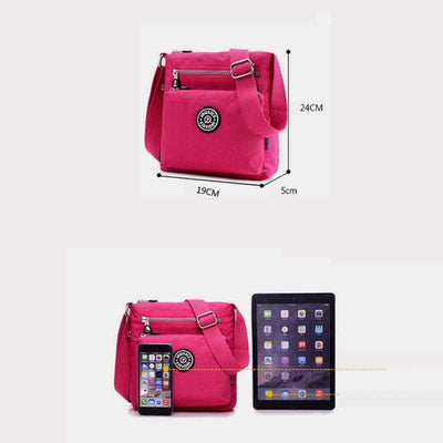 Walerproof Lightweight Casual Shoulder Handbag Purse Crossbody Bag Every Day Pack