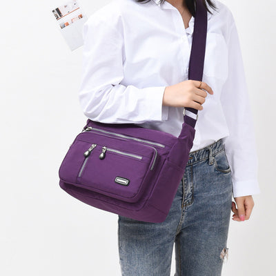 Waterproof Lightweight Casual Nylon Shoulder Purse Crossbody Bag for Women