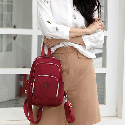 3 Way Use Functional Sling Bag Backpack for Women Lightweight Waterproof