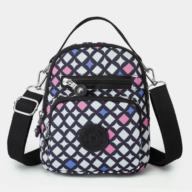 Floral Print Sling Bags for Women Crossbody Backpack Multipurpose Shoulder Bag