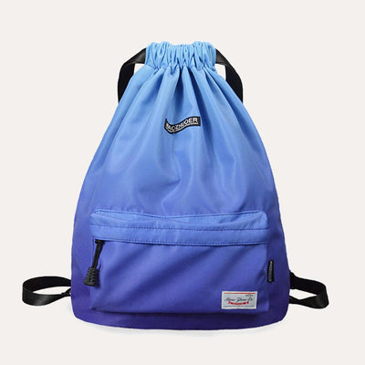 Large Capacity Waterproof Drawstring Nylon Backpack for Sport Swimming Yoga