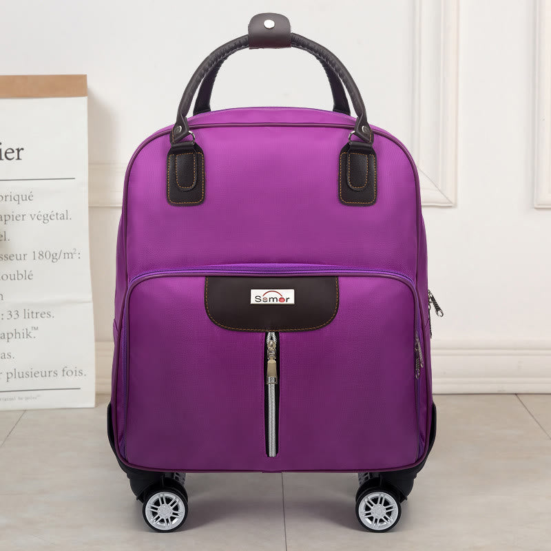 Pull Rod Travel Suitcase Unisex Large Waterproof Duffel Bag
