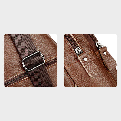 Multi Pocket Sling Bag For Men Outing Portable Everyday Use