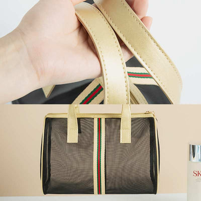 Large Capacity Protable Mesh Cosmetic Storage Bag