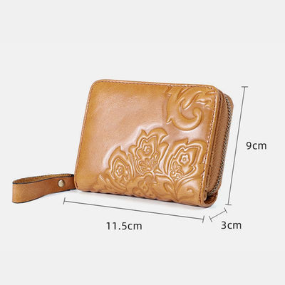 Multifunctional Retro Genuine Leather Coin Purse