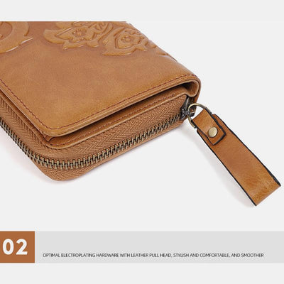Multifunctional Retro Genuine Leather Coin Purse