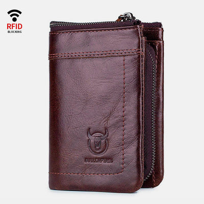 RFID Blocking Multi-slot Wallet With Coin Pocket