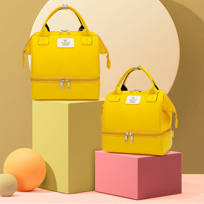 Mommy Bag For Women Portable Keep Fresh Multifunctional Lunch Bag
