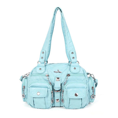 Solid Color Fashion Dumplings Messenger Bag