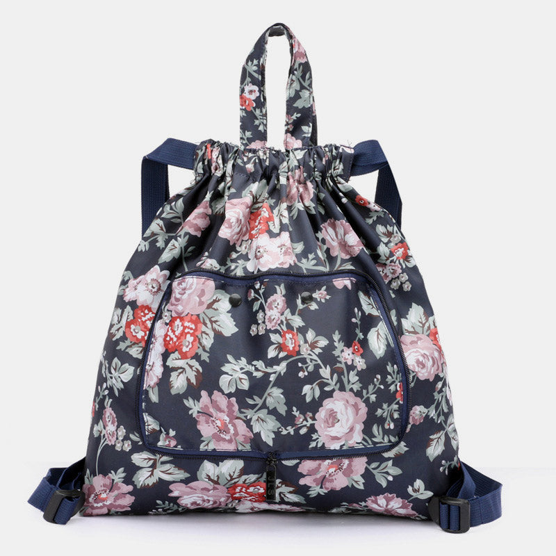 Multifunctional Foldable Backpack With Lanyard