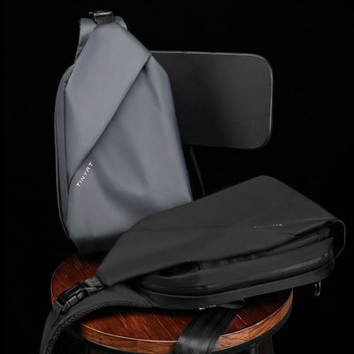 Lightweigh Travel Bag for Men Trendy One-Shoulder Sling Bag Daypack