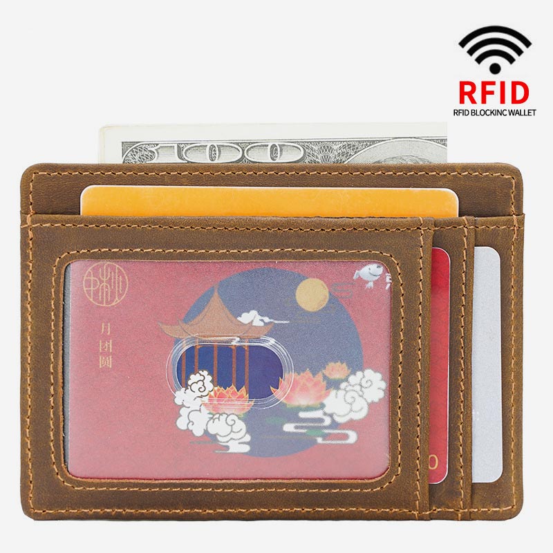 Lightweight RFID Vintage Airtag Card Holder