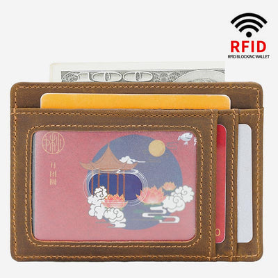 Lightweight RFID Vintage Airtag Card Holder