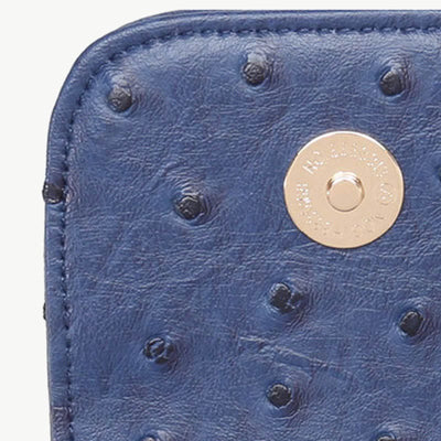Ostrich Print Crossbody Bag Women Plain Color Cloud Bag