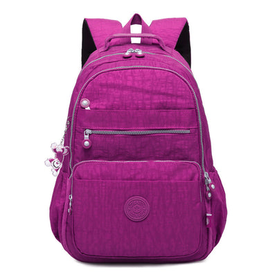Waterproof Nylon Backpack Lightweight Sports Travel Daypack Multi-Color Optionals