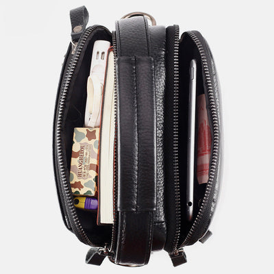 Multifunctional Genuine Leather Handbag Crossbody Bag