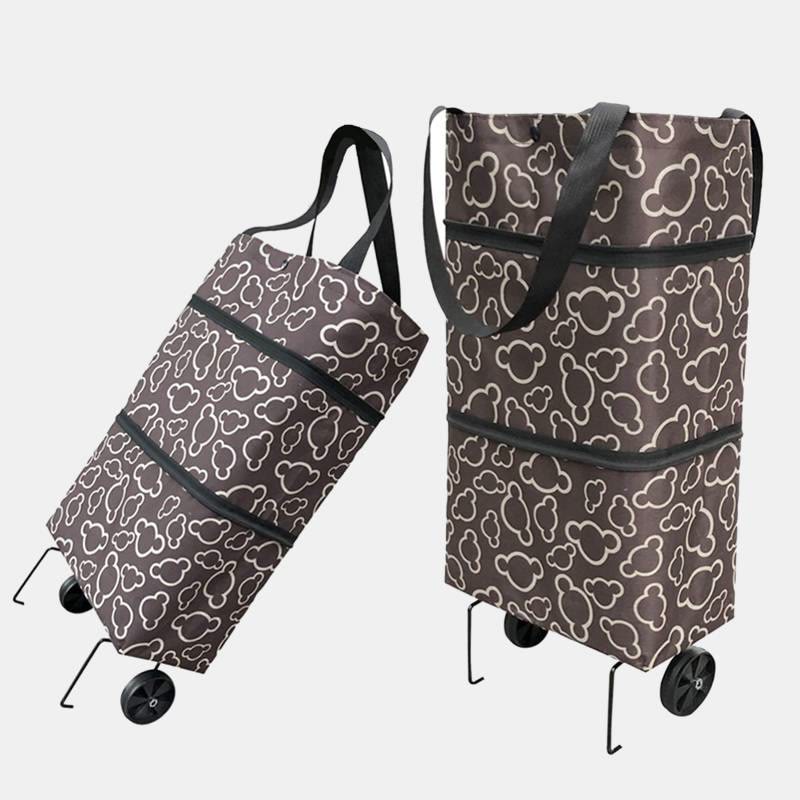 Large Capacity Expandable Foldable Trolley Bag