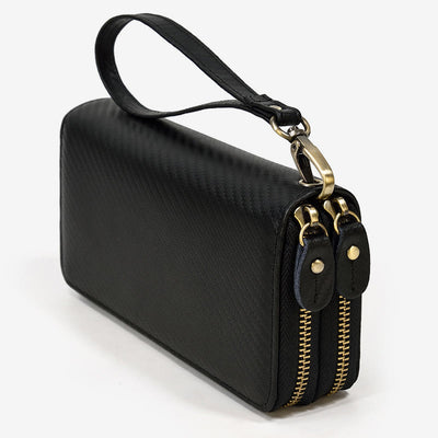 Long Wallet For Men Genuine Leather Retro Casual Clutch