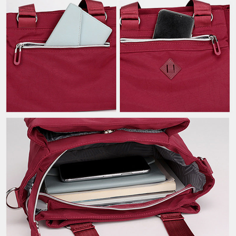 Large Capacity Multi-Pocket Waterproof Casual Crossbody Bag