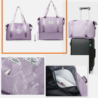 Travel Duffel Bag Sports Tote Gym Bag Shoulder Weekender Overnight Bag
