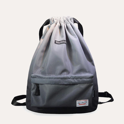 Large Capacity Waterproof Drawstring Nylon Backpack for Sport Swimming Yoga