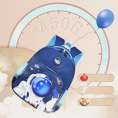 Backpack For Kids Cartoon Character Printing Lightweight Oxford Schoolbag