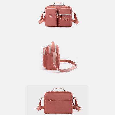 Lightweight Handbag Crossbody Purse Multi Pocket Travel Work Shoulder Messenger Bag