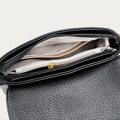 Faux Leather Crossbody Cell Phone Purse with 2 Shoulder Strap