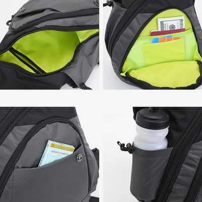 Waterproof Sling Bag Crossbody Backpack Casual Nylon Shoulder Bag Chest Bag
