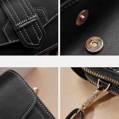 Retro Multi-Card Coin Purse Crossbody Bag