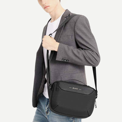 Waterproof Small Messenger Bag for Men Casual Business Shoulder Bag