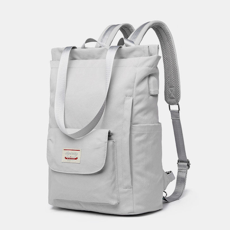 Converible Tote Backpack Laptop Bag College School Bookbag with USB Charging Port