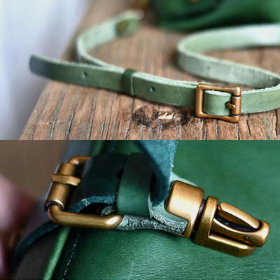 Handmade Crossbody Bag For Women Horizontal Retro Soft Shopping Bag