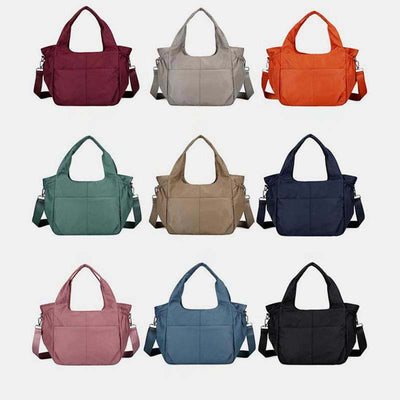 Lightweight Durable Tote Handbag Waterproof Crossbody Bag Large Hobo Purse for Travel Shopping