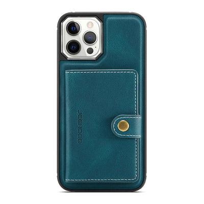 Leather Wallet Case Removable Card Holder Kickstand for iPhone 13 Pro Max Multi Model Optionals
