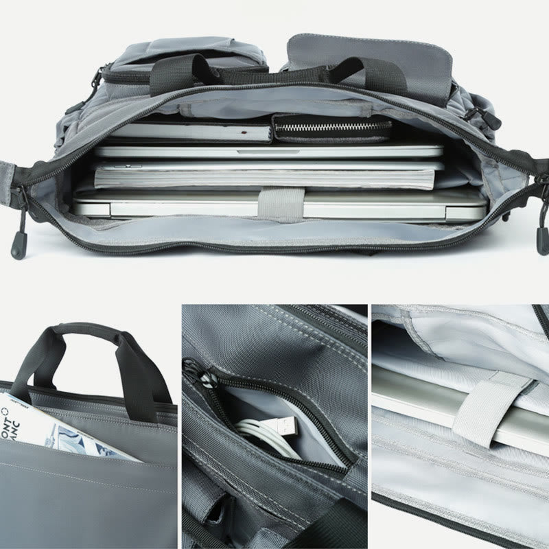 Tote Bag For Men Business Multifunctional Large Capacity Crossbody Bag