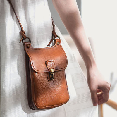 Handmade Crossbody Bag For Women Mini Retro Shopping Phone Bag