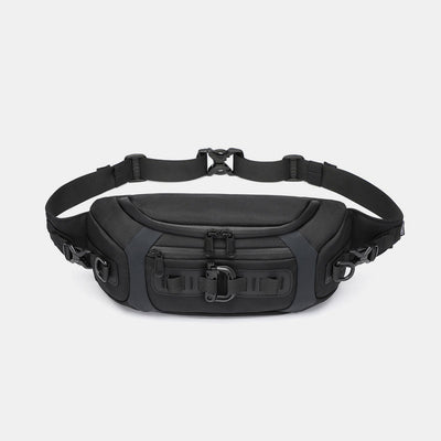 Multifunction Crossbody Bag Waist Pack for Men Multi Pocket Chest Bag
