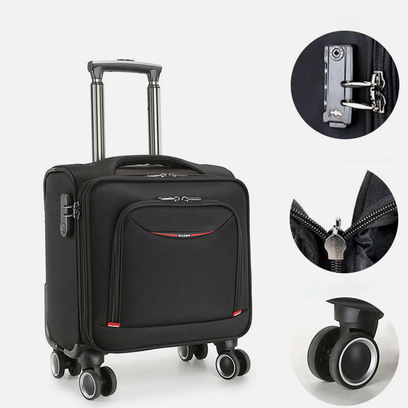 Small Luggage Trolley Case Multifunctional Oxford Wheel Bag For Travel