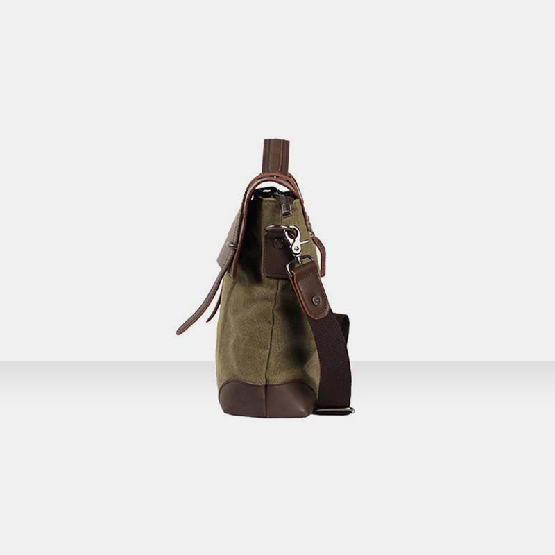 Messenger Bag For Men Canvas Casual Vintage Document Crossbody Handbag