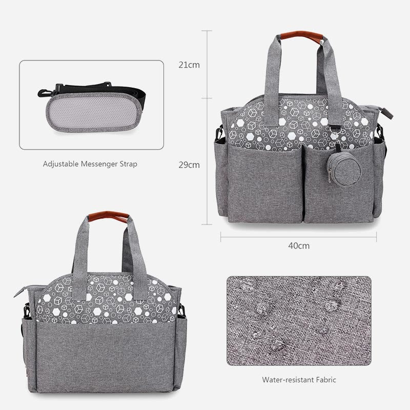 Tote Bag For Women Outdoor Travel Large Capacity Polyester Mommy Bag