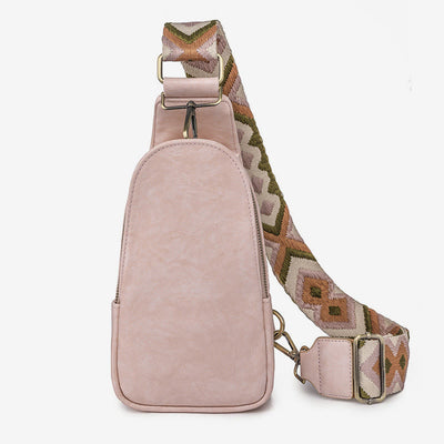 Sling Bag For Women Lightweight Wide Straps Leather Shopping Bag