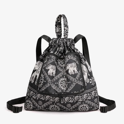 Multifunctional Foldable Backpack With Lanyard