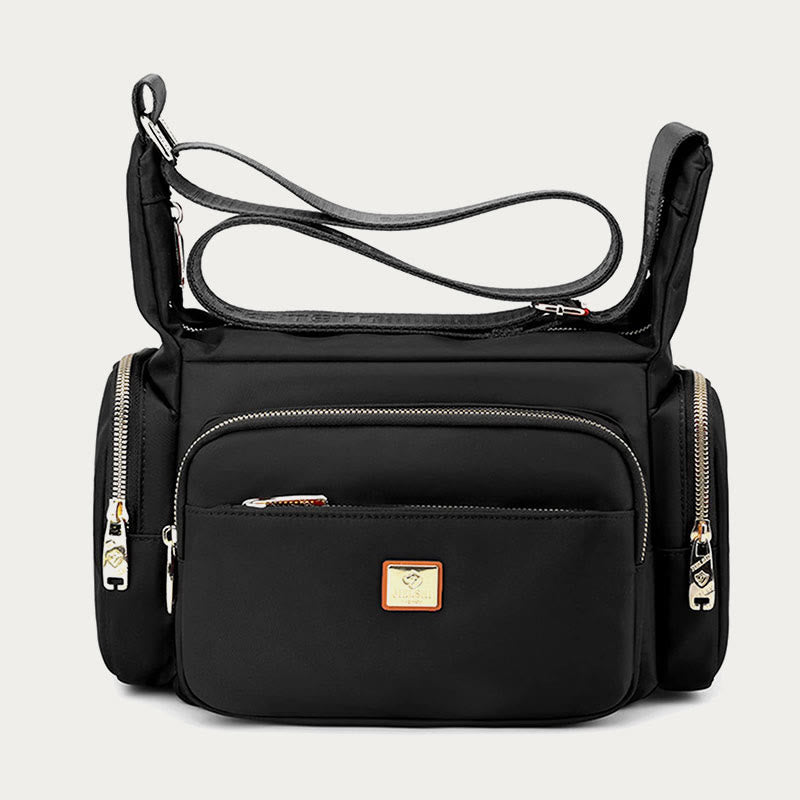 Nylon Crossbody Bag For Women Daily Outfit Multiple Pockets Purse