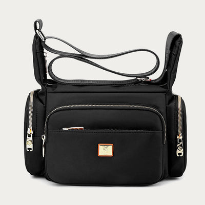 Nylon Crossbody Bag For Women Daily Outfit Multiple Pockets Purse