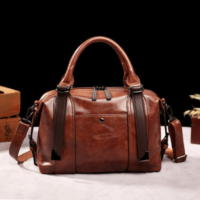Classic Lady Bag Retro Large Detachable Strap Women Crossbody Handbag