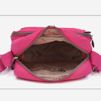 Multi Pocket Crossbody Bag Purse Ladies  Casual Travel Shoulder Handbag